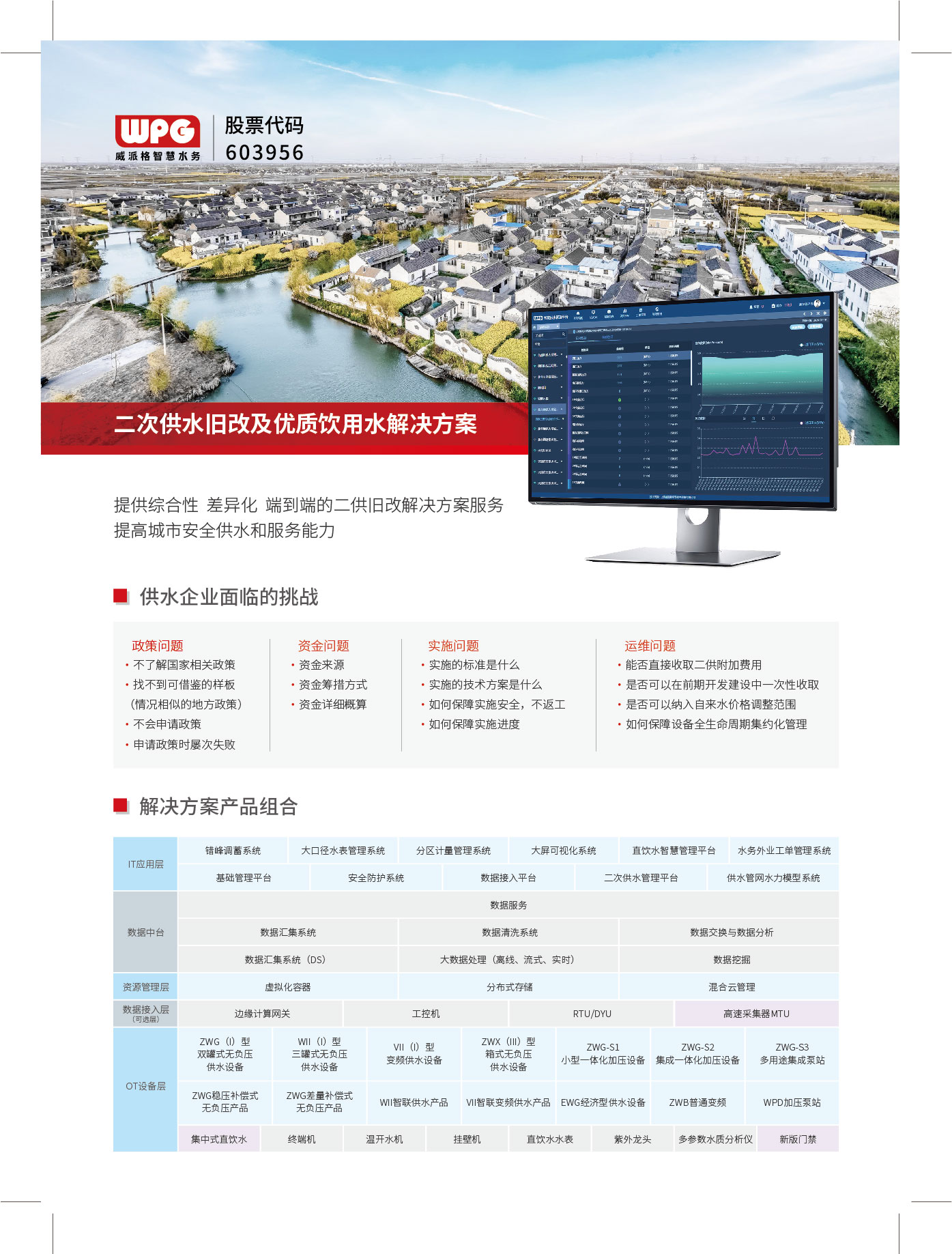 二供供水旧改及优质饮用水解决方案